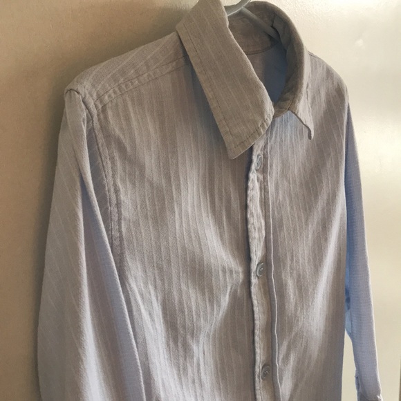 8/$25 Kenneth Cole Reaction 4T Blue Button Down Shirt - Picture 3 of 14